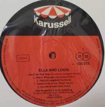 LP Ella Fitzgerald: Ella And Louis NUM | LTD | CLR 464300