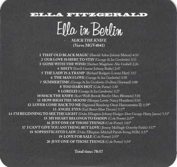 CD Ella Fitzgerald: Mack The Knife - Ella In Berlin LTD