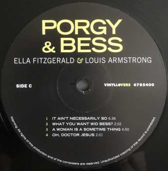 2LP Ella Fitzgerald: Porgy & Bess LTD 61241
