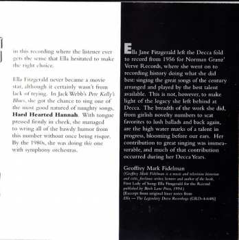 CD Ella Fitzgerald: The Best Of Ella Fitzgerald 44015