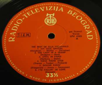 LP Ella Fitzgerald: The Best Of Ella Fitzgerald 129134