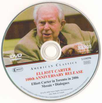 CD/DVD Elliott Carter: 100th Anniversary Release -  Mosaic / Dialogues 312196