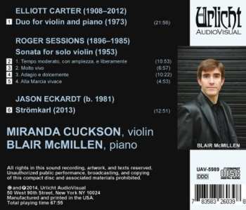 CD Elliott Carter: Carter - Sessions - Eckardt 474565