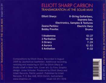 CD Elliott Sharp: Transmigration At The Solar Max 442835