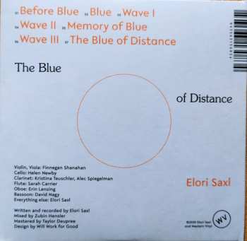 CD Elori Saxl: The Blue Of Distance 478360