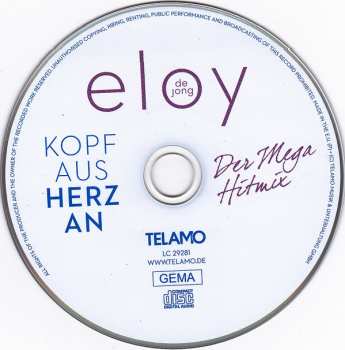 CD Eloy de Jong: Kopf Aus Herz An (Der Mega Hitmix) 156211