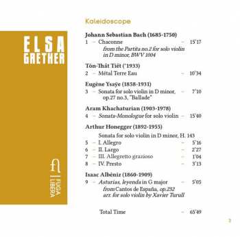 CD Elsa Grether: Kaleidoscope 316004