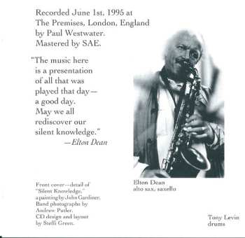 CD Elton Dean Quintet: Silent Knowledge