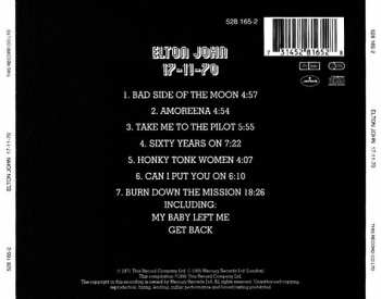 CD Elton John: 17-11-70 387154