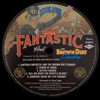 LP Elton John: Captain Fantastic And The Brown Dirt Cowboy 6401