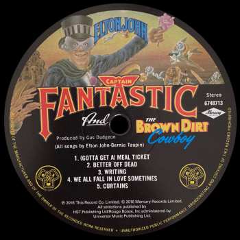 LP Elton John: Captain Fantastic And The Brown Dirt Cowboy 6401