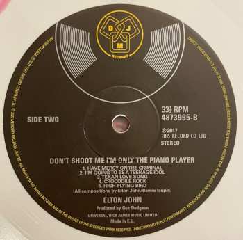 2LP Elton John: Don't Shoot Me, I'm Only The Piano Player LTD | CLR