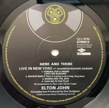 LP Elton John: Here And There