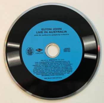 CD Elton John: Live In Australia With The Melbourne Symphony Orchestra 289134