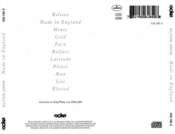 CD Elton John: Made In England 175006