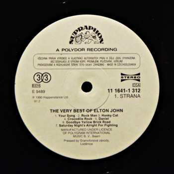 2LP Elton John: The Very Best Of Elton John (2xLP) SUPRAPHON 188194