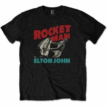 Merch Elton John: Tričko Rocketman Piano 
