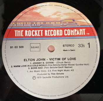 LP Elton John: Victim Of Love 543093