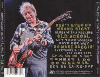 CD Elvin Bishop: Can't Even Do Wrong Right 460393
