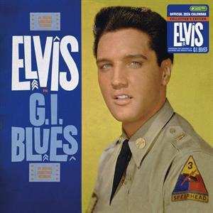 Elvis Calendar Presley: G.i. Blues 2024 Record Sleeve Calendar
