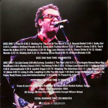 2CD Elvis Costello: A Storm In Tokyo 446999