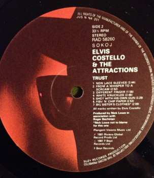 LP Elvis Costello & The Attractions: Trust
