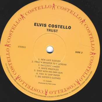LP Elvis Costello & The Attractions: Trust 37443