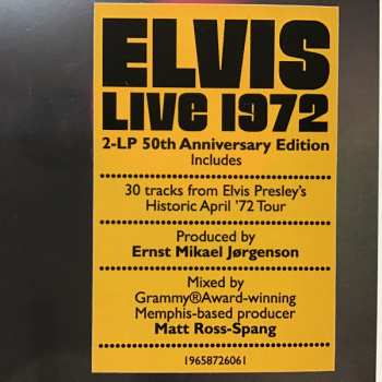2LP Elvis Presley: Elvis Live 1972 436766