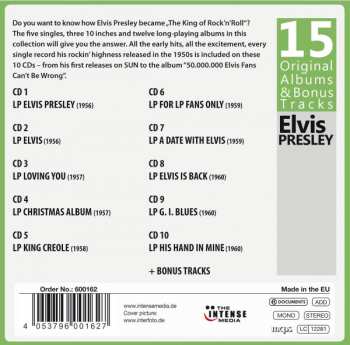 10CD/Box Set Elvis Presley: 15 Original Albums & Bonus Tracks 311650