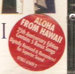 CD Elvis Presley: Aloha From Hawaii Via Satellite 1810