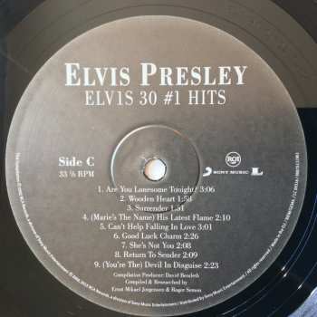 2LP Elvis Presley: ELV1S 30 #1 Hits