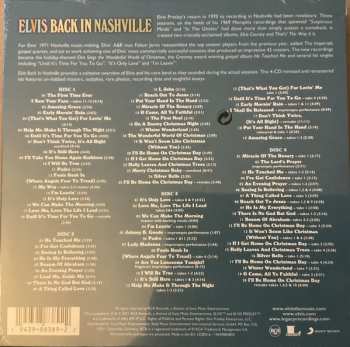 4CD Elvis Presley: Elvis Back In Nashville 