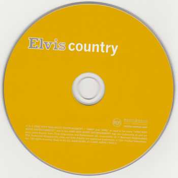 CD Elvis Presley: Elvis Country 175294