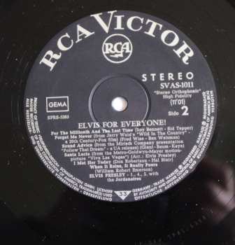 LP Elvis Presley: Elvis For Everyone!