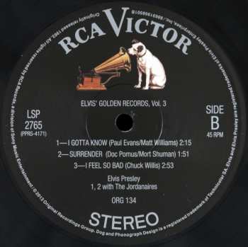 2LP Elvis Presley: Elvis' Golden Records, Vol. 3 LTD | NUM 329280