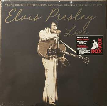 Album Elvis Presley: Elvis Presley Live (Vegas Hilton Dinner Show, Las Vegas, Nevada 5th February 1973)