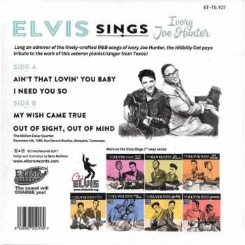 SP Elvis Presley: Elvis Sings Ivory Joe Hunter CLR 72044