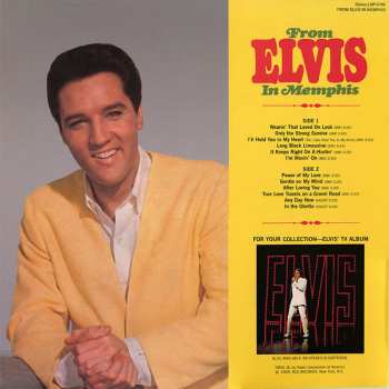 LP Elvis Presley: From Elvis In Memphis LTD 89682