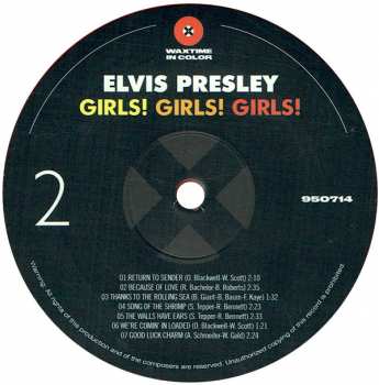 LP Elvis Presley: Girls! Girls! Girls! LTD | CLR 412175