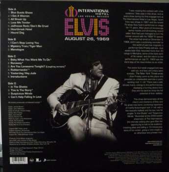 2LP Elvis Presley: International Hotel Las Vegas, Nevada August 26, 1969 20990