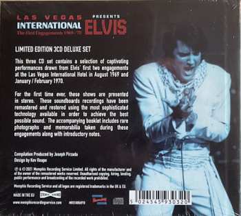 3CD Elvis Presley: Las Vegas International Presents Elvis (The First Engagements 1969-'70) DLX | LTD 100563