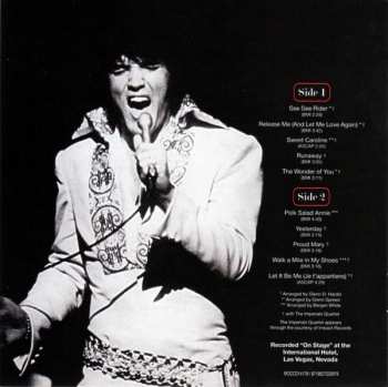2CD Elvis Presley: On Stage 403565