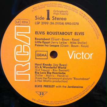 LP Elvis Presley: Roustabout
