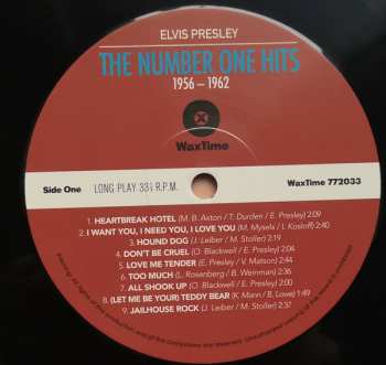 LP Elvis Presley: The Number One Hits 1956-1962 523362