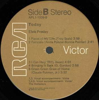 LP Elvis Presley: Today