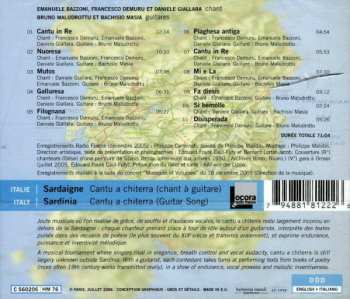 CD Emanuele Bazzoni: Italie - Sardaigne = Italy - Sardinia: Cantu A Chiterra = Chant À Guitare = Guitar Song 329398