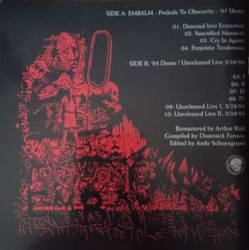 LP Embalm: Prelude to Obscurity LTD 497449