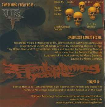 CD Embalming Theatre: Unamused Rancid Flesh 313130