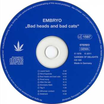 CD Embryo: Bad Heads And Bad Cats 317129