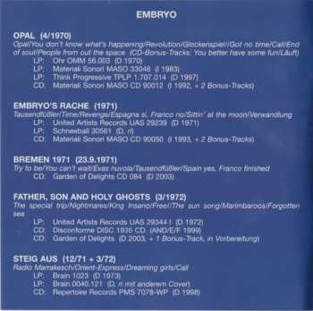 CD Embryo: Bremen 1971 289466